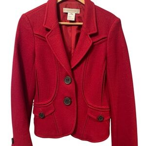 Gerard Darel Vibrant Red Women's Blazer